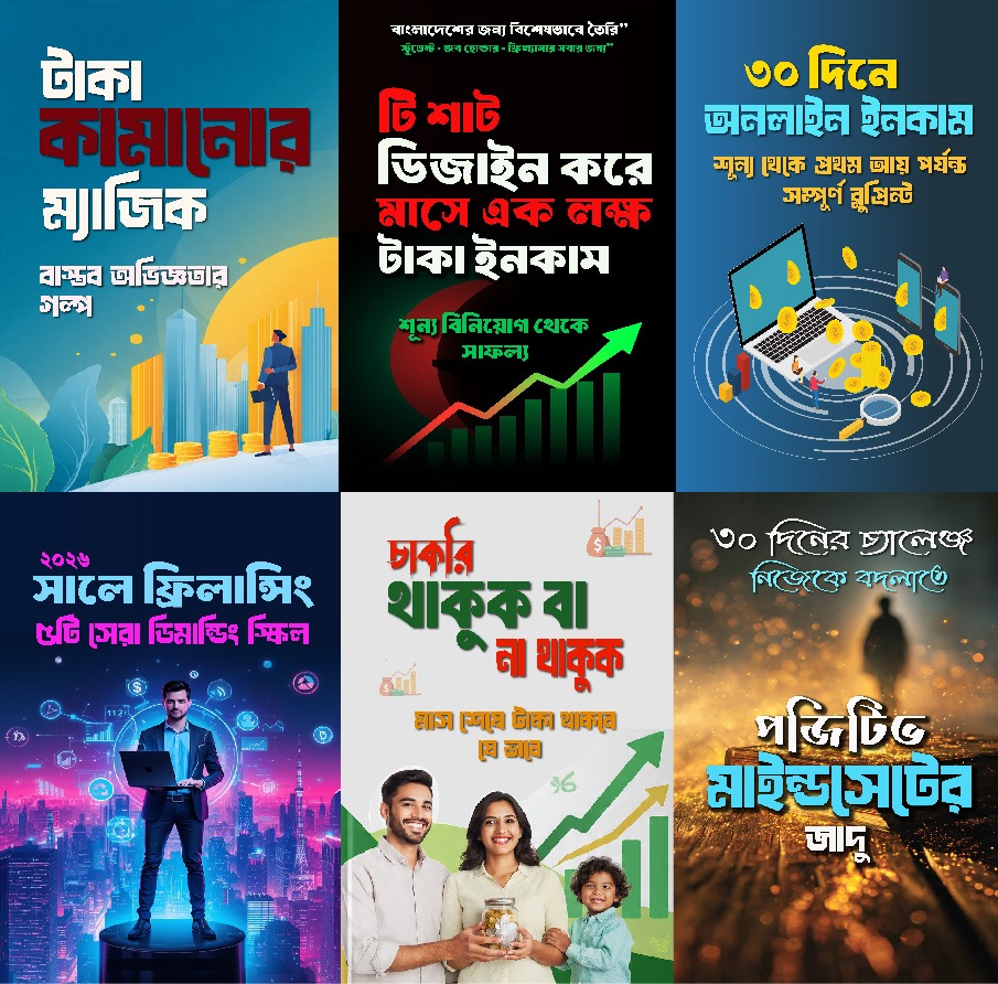 Online Income Mastery – Complete 6 E-Book Bundle (2026 Edition)