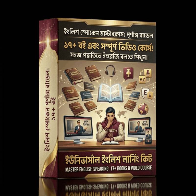 Complete English Spoken Bundle (17+ Books + Video Course)